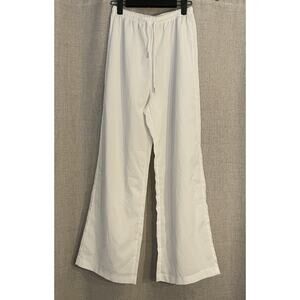 SHEIN Petite Women's Drawstring Relaxed Fit Palazzo Pants Fall Cloth Sz PMed